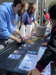 Ben and Kirk manning the Science Festival booth