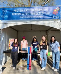 Shift 1 at the Davis Lab booth.